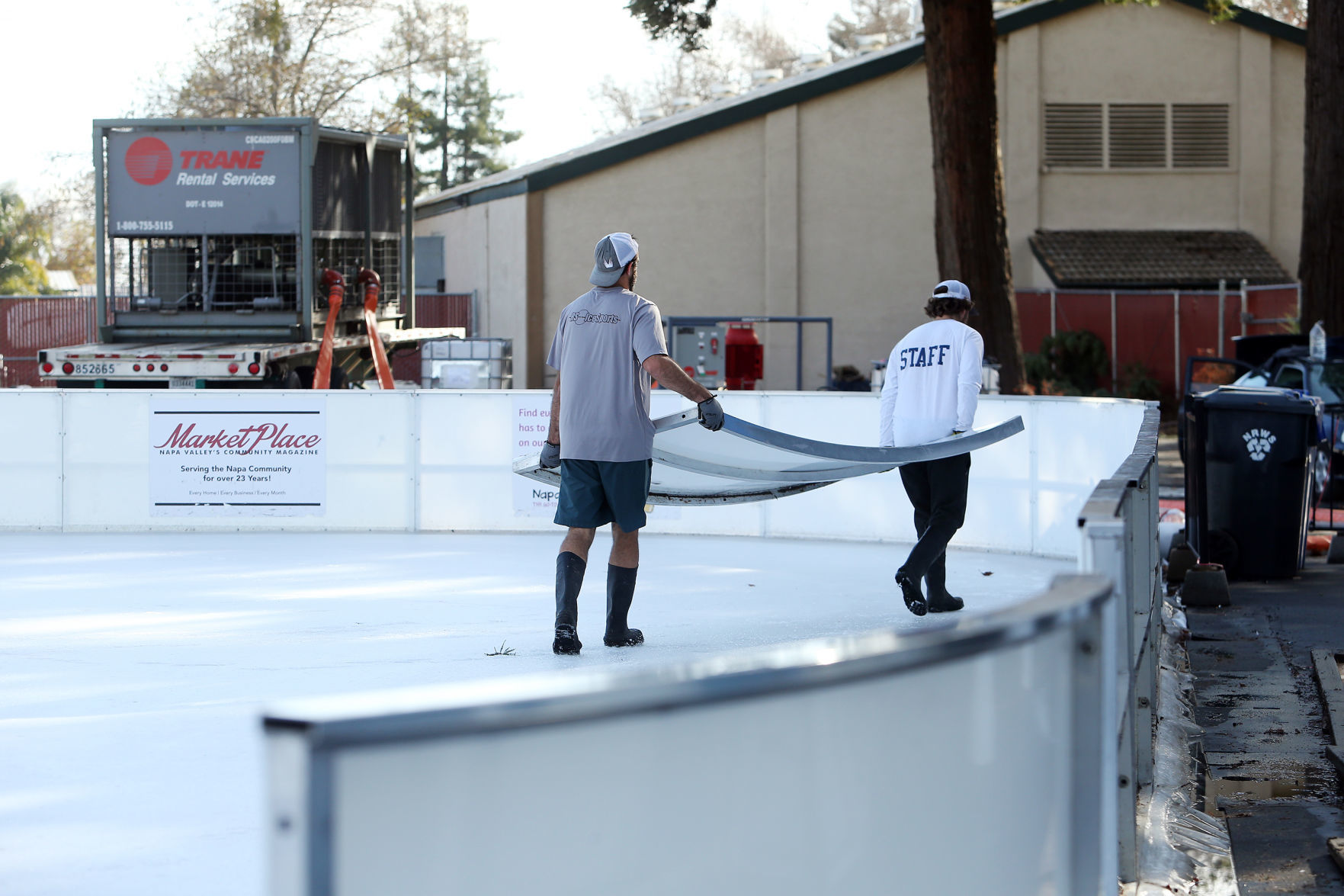Napa on Ice leaves the Expo